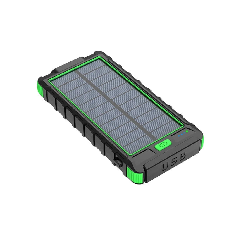 Solar Charging Power Bank with Flashlight