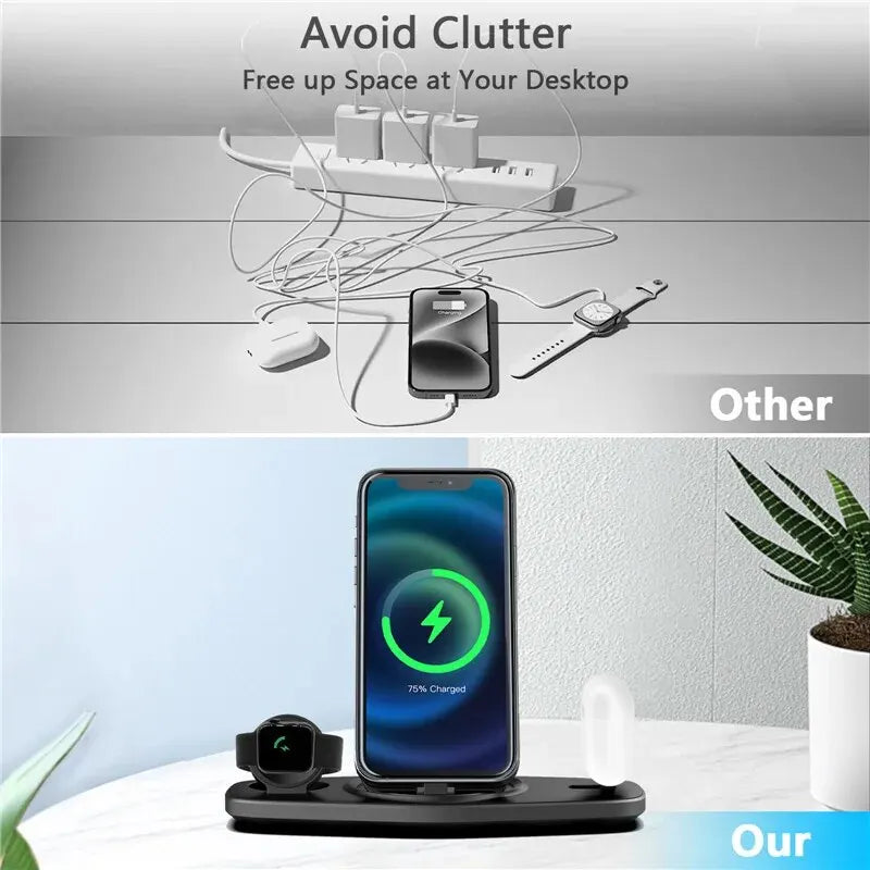 3 In 1 Wireless Desktop Charger