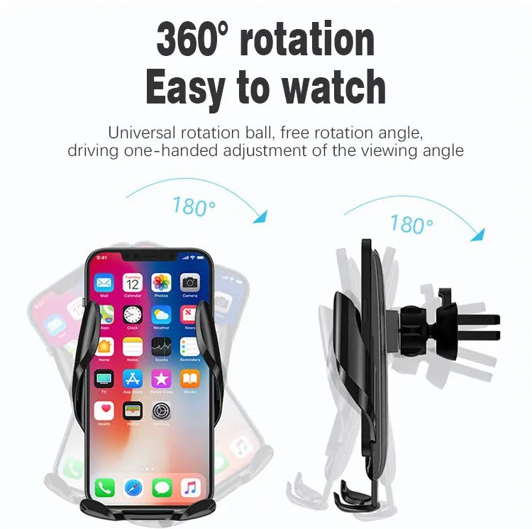 Mirrored Car Mobile Phone Holder