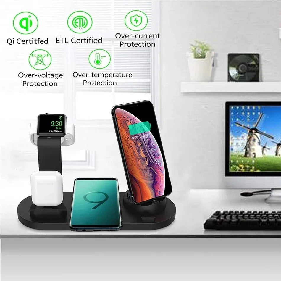 4 In 1 Wireless Charger Stand For Apple products