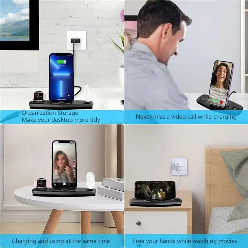 3 In 1 Wireless Desktop Charger