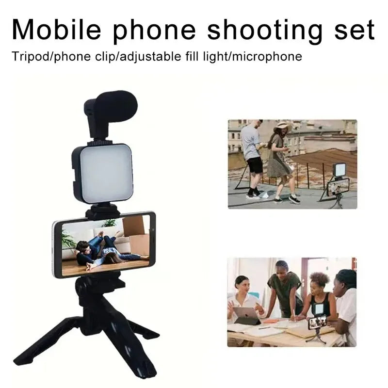 Smartphone Vlogging Kit With Tripod