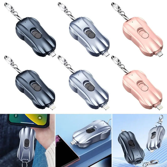 1500mAh Portable Mini Power Bank Keychain