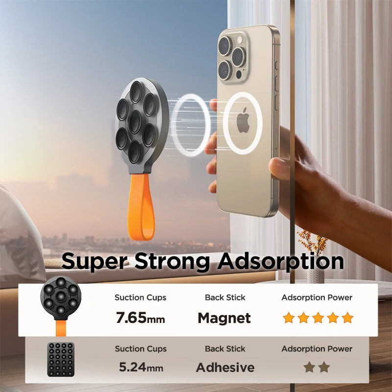 Magnetic Suction Cup Phone Mount