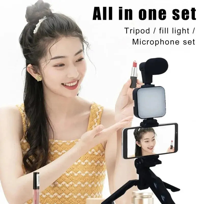 Smartphone Vlogging Kit With Tripod