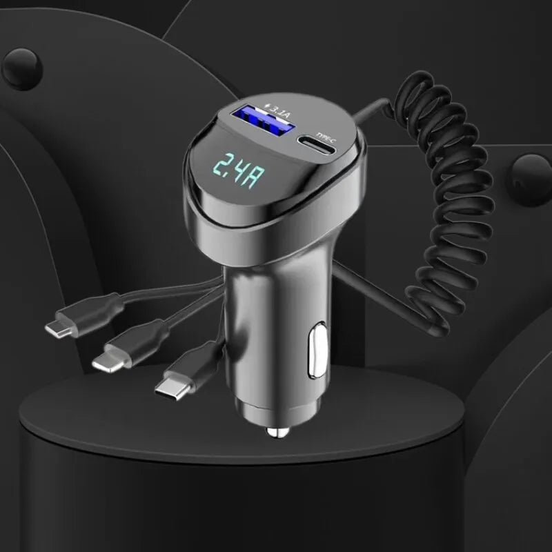 Triple Cable Car Charger