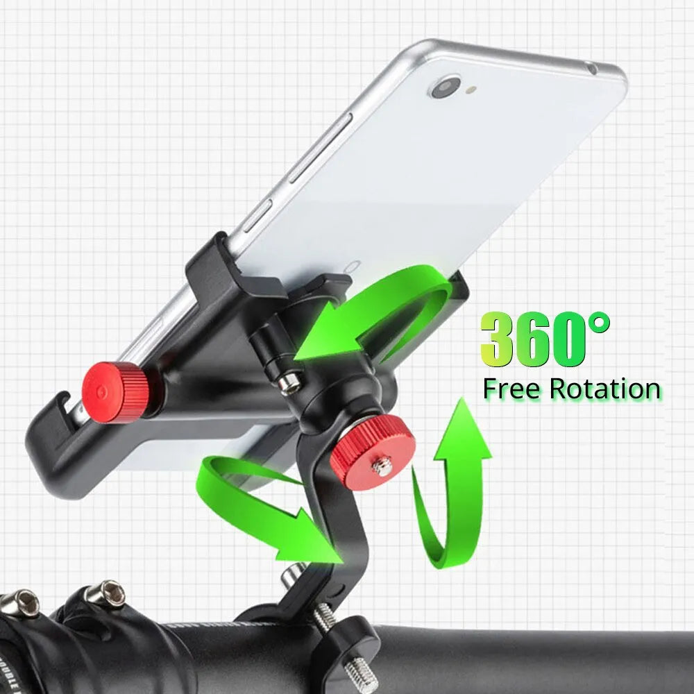 360 Degree Rotating Bicycle Phone Mount