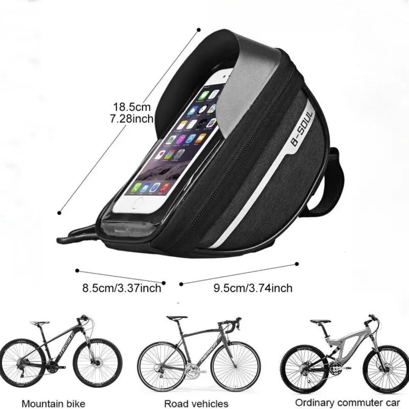 Touch Screen Cycling Bag Phone Holder