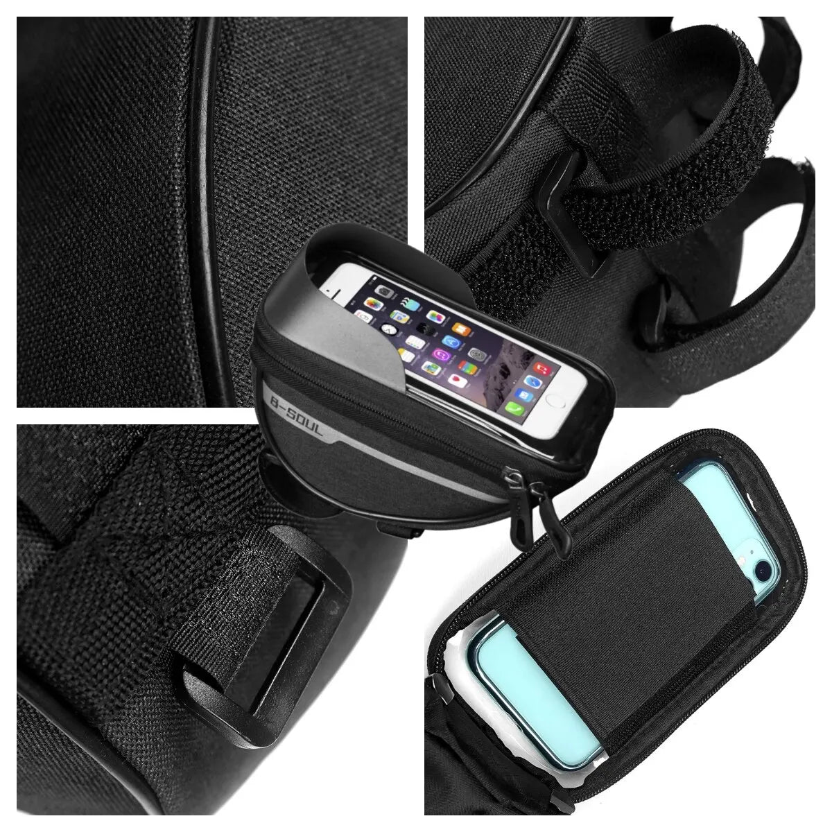 Touch Screen Cycling Bag Phone Holder