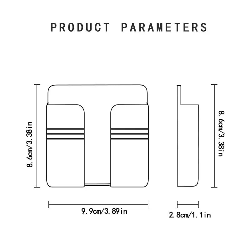 3pcs Wall Mounted Phone Holder
