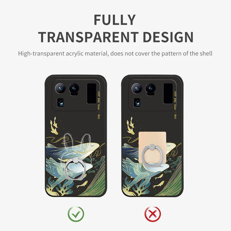 Transparent  Cell Phone Ring Holder