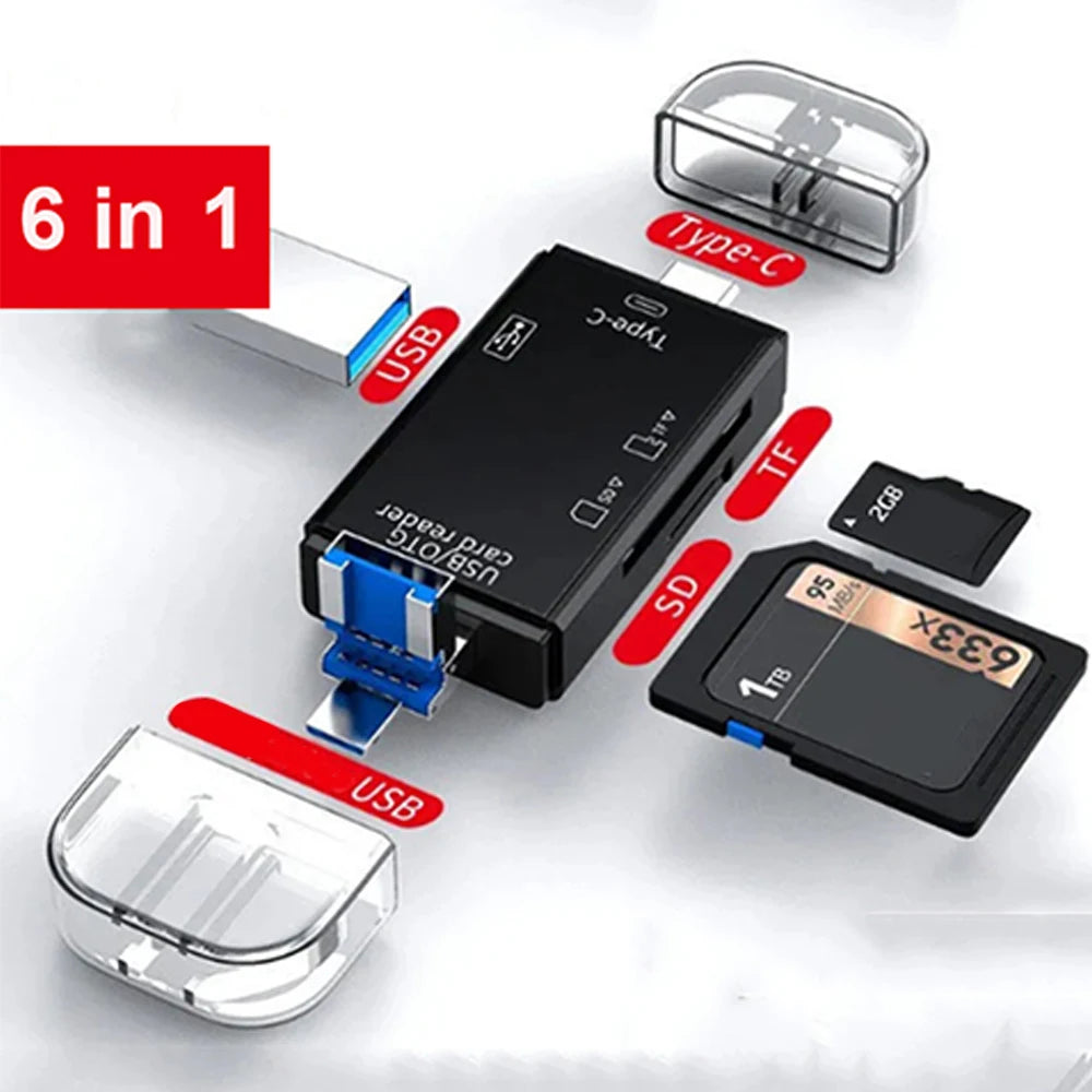 6 IN 1 Card Reader