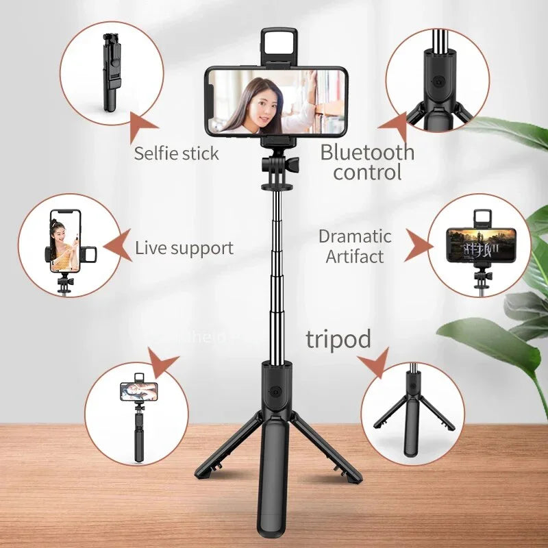 3 In 1 Wireless Selfie Tripod