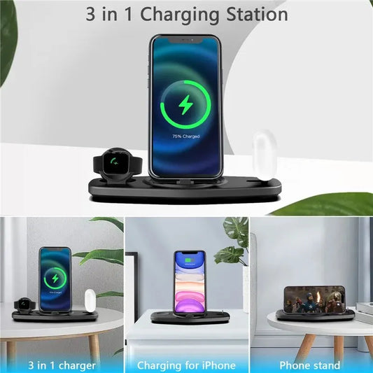 3 In 1 Wireless Desktop Charger