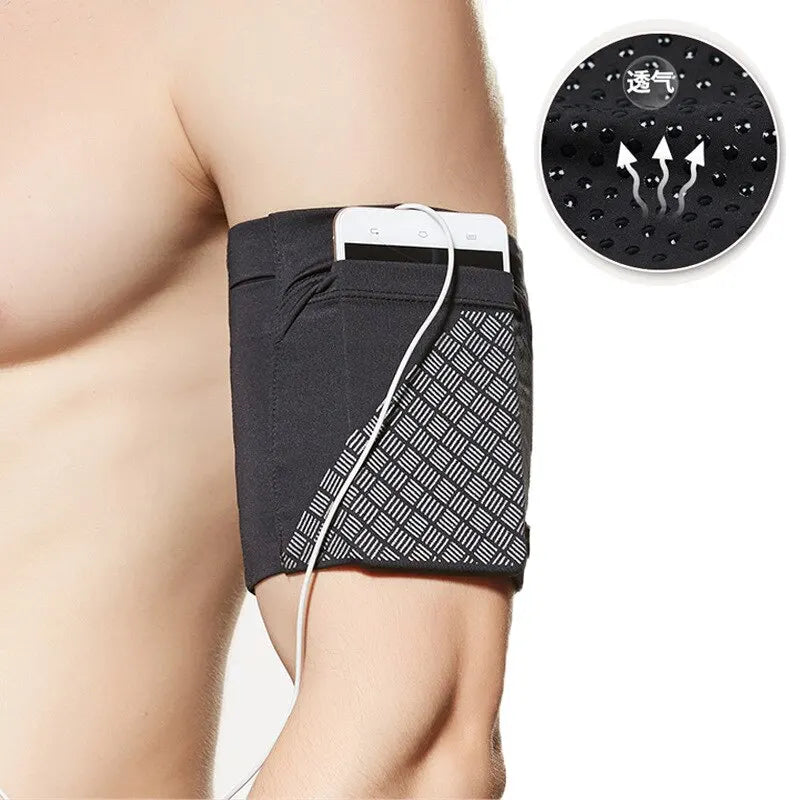 Universal Flexible Elastic Fitness Running Arm Pouch/Holder