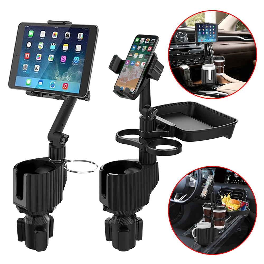 5 in 1 Car Phone/Tablet Stand & Cup Holder