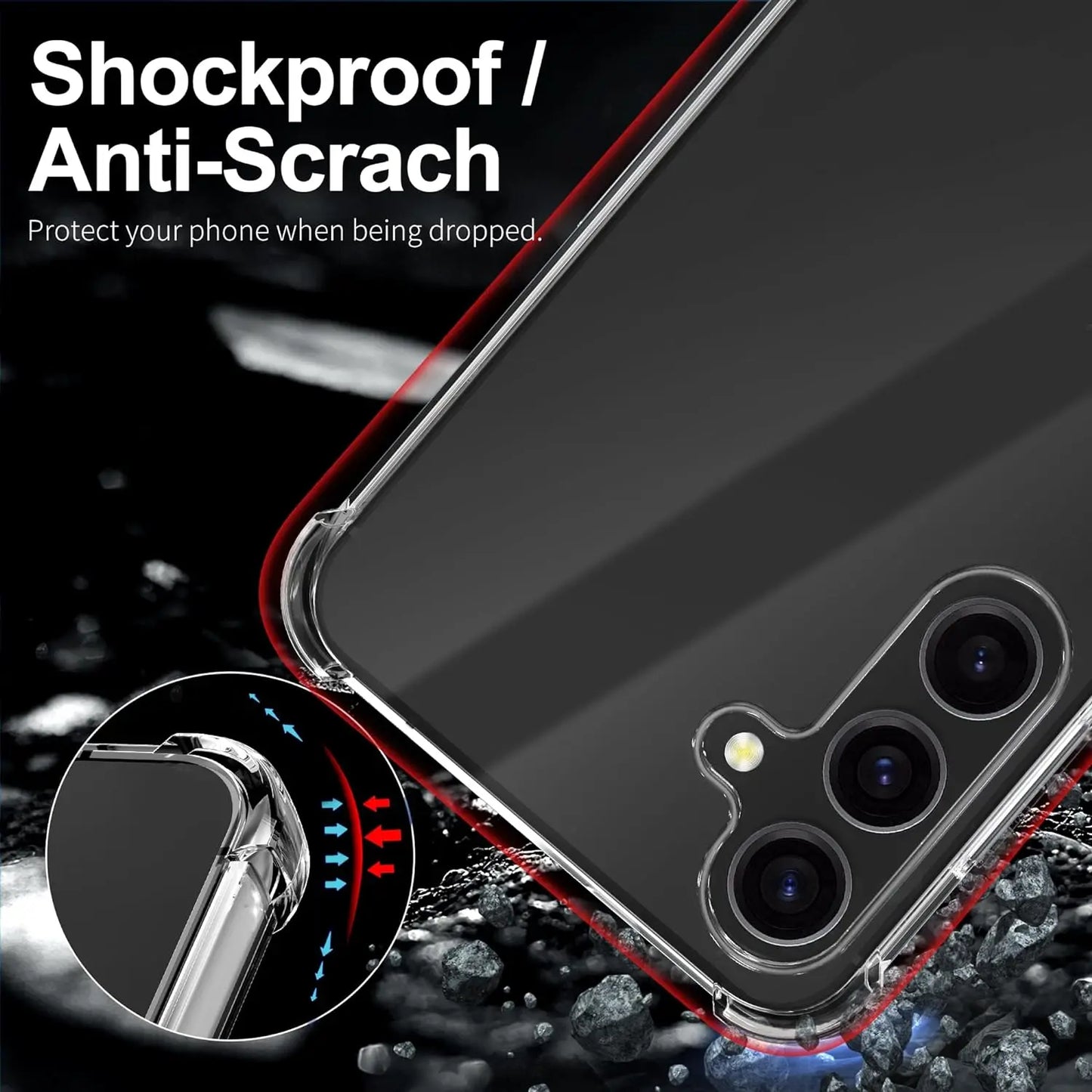 Shockproof Clear Protective Case For Samsung Galaxy