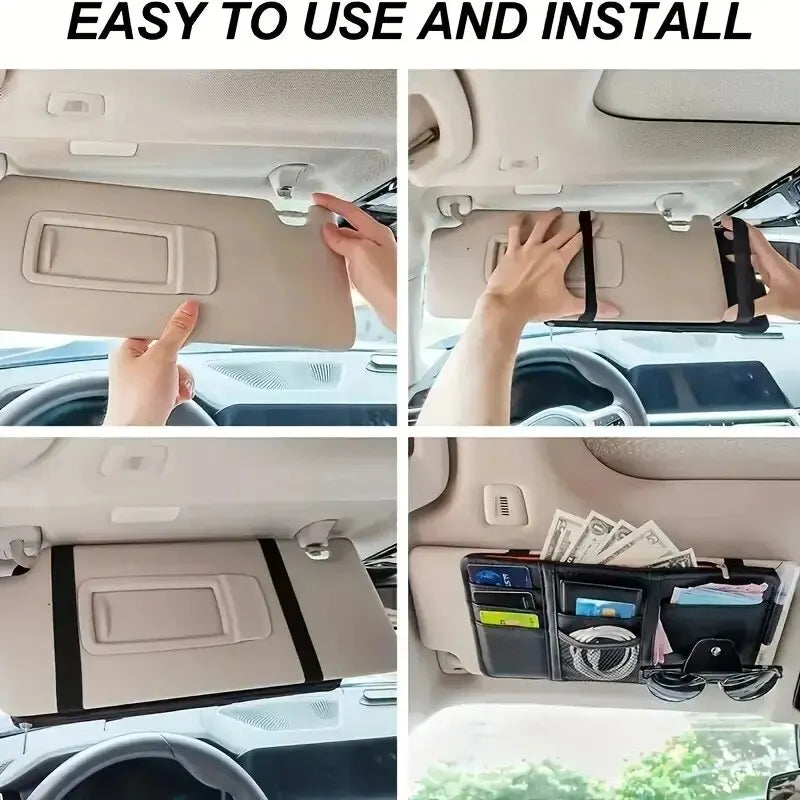 Car Sun Visor Organizer