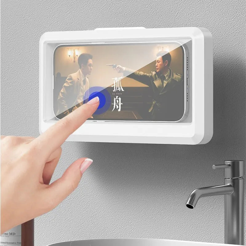 Bathroom Wall Mounted Waterproof Phone Holder