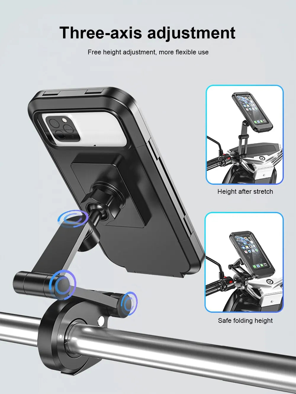 Waterproof Motorcycle/Bike Mobile Phone Holder