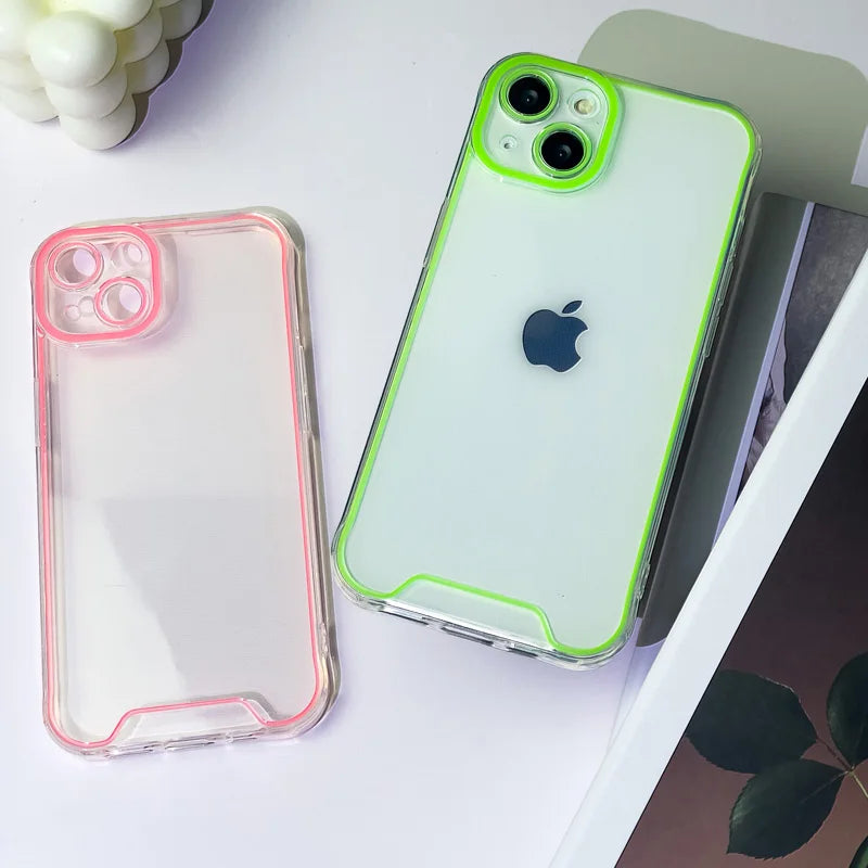 Luminous Clear Phone Case for iPhone 11 12 13 14 Pro Max X XR XS