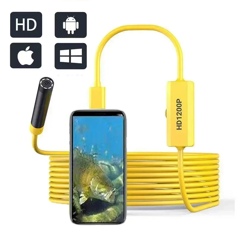 1200P endoscope camera 8mm for Android/Windows