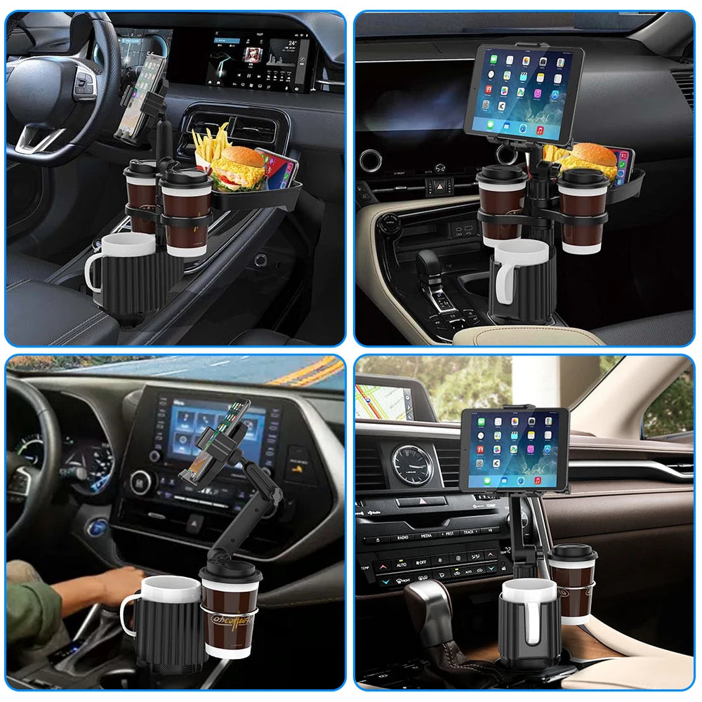 5 in 1 Car Phone/Tablet Stand & Cup Holder