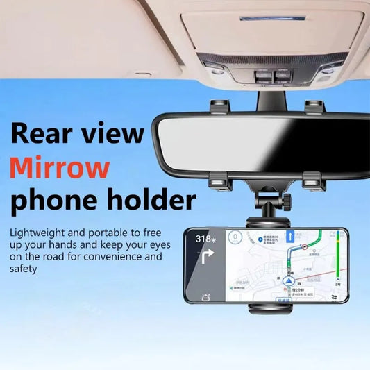 Rearview Mirror Car Phone Mount