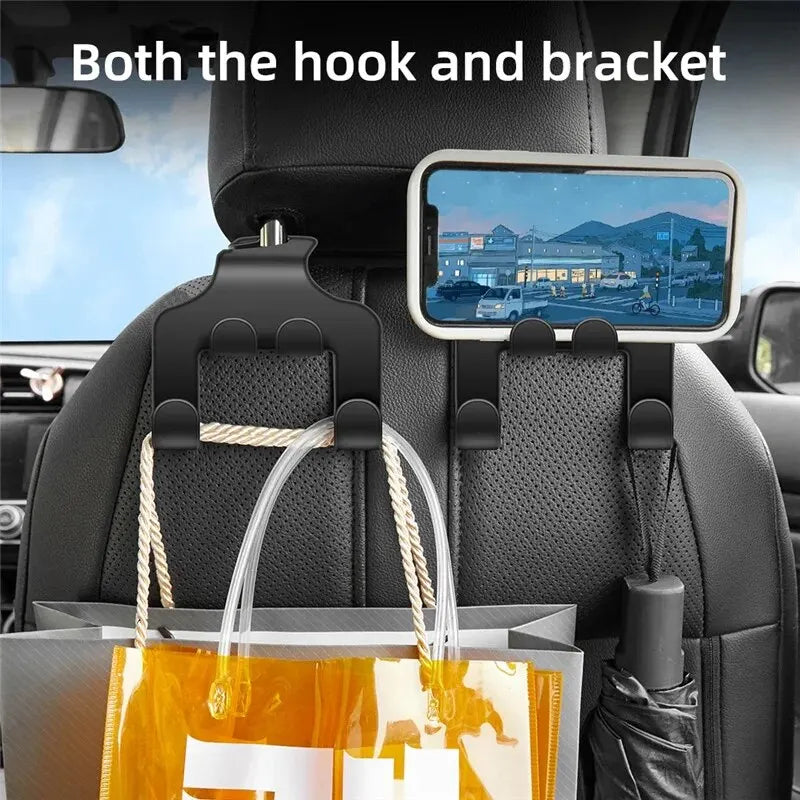 Headrest Hook Storage Mobile Phone Holder