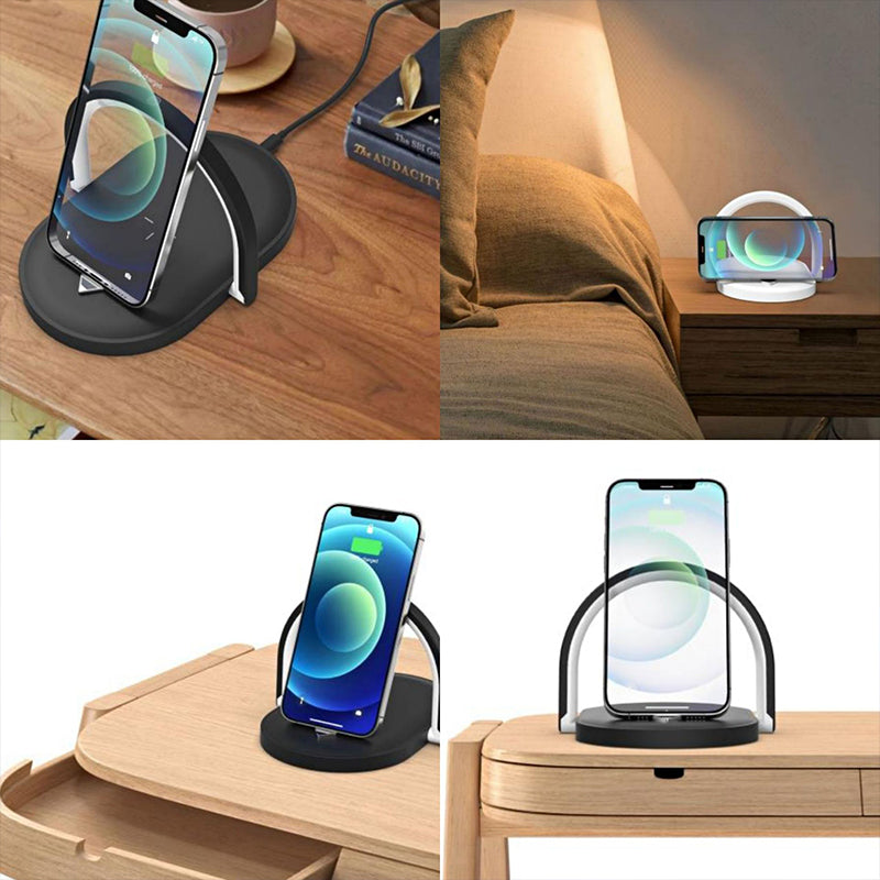 3 In 1 Foldable Wireless Charger Table Lamp