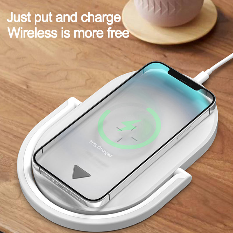 3 In 1 Foldable Wireless Charger Table Lamp